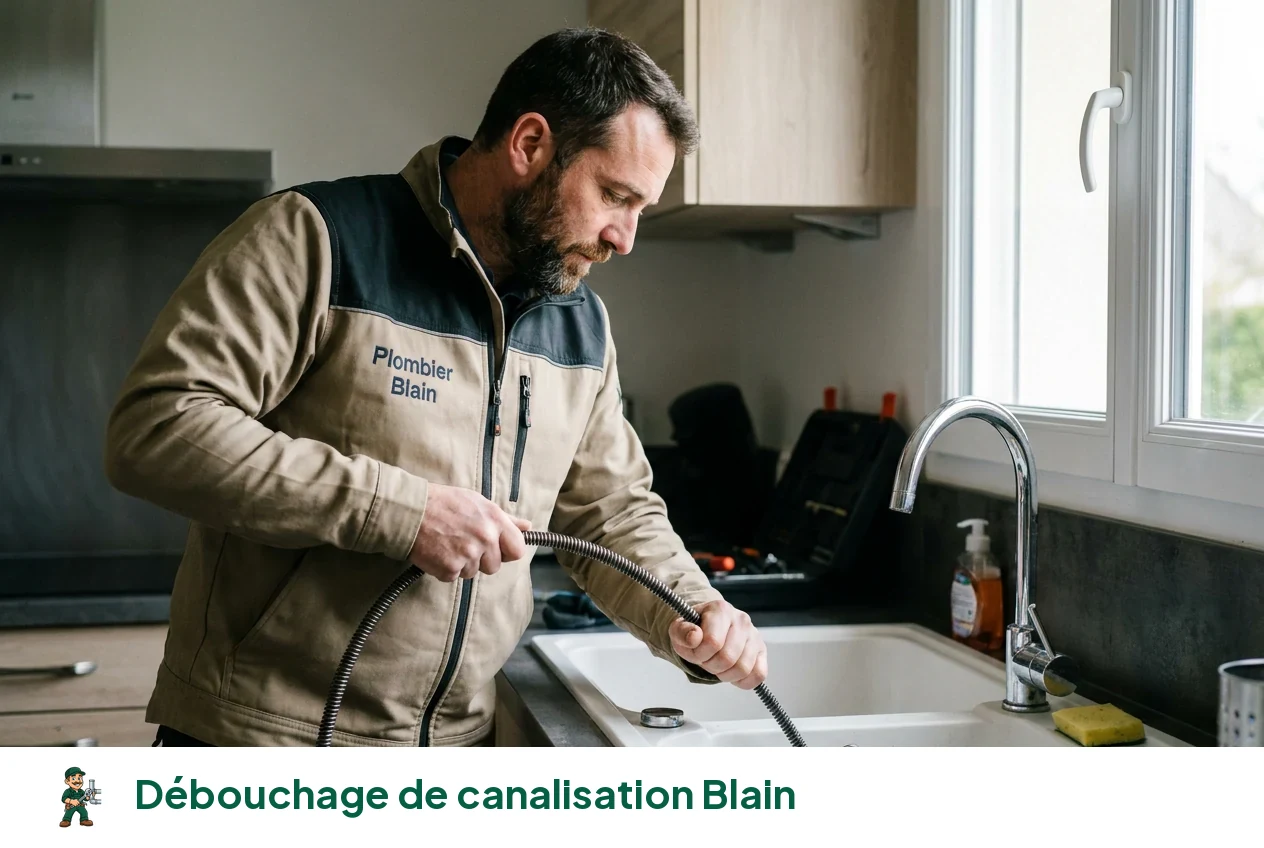 Débouchage de canalisation à Blain