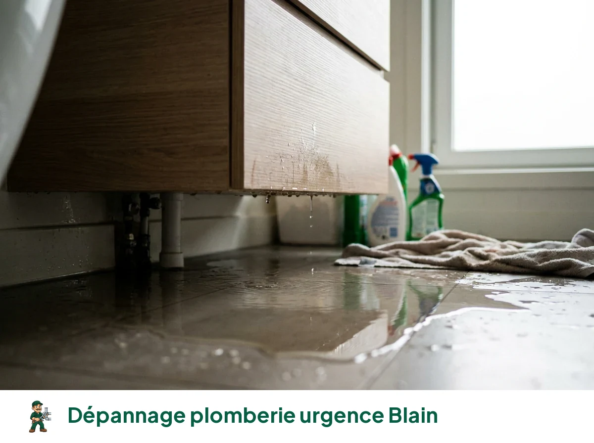 Dépannage plomberie urgence à Blain