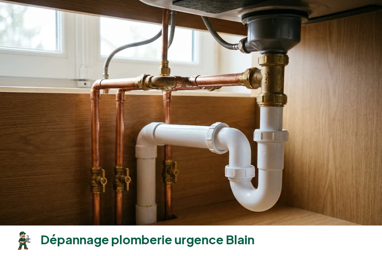 Dépannage plomberie urgence à Blain