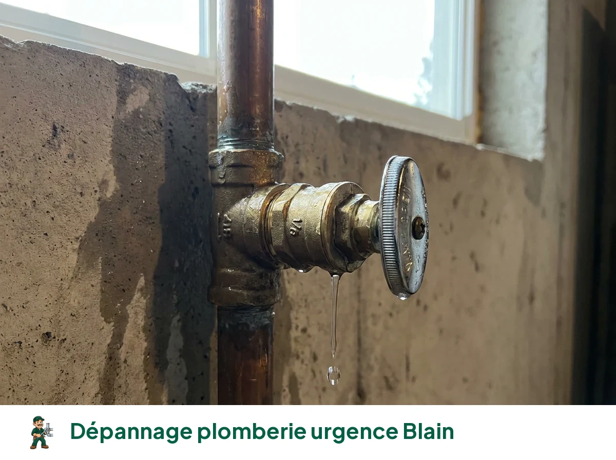 Dépannage plomberie urgence à Blain
