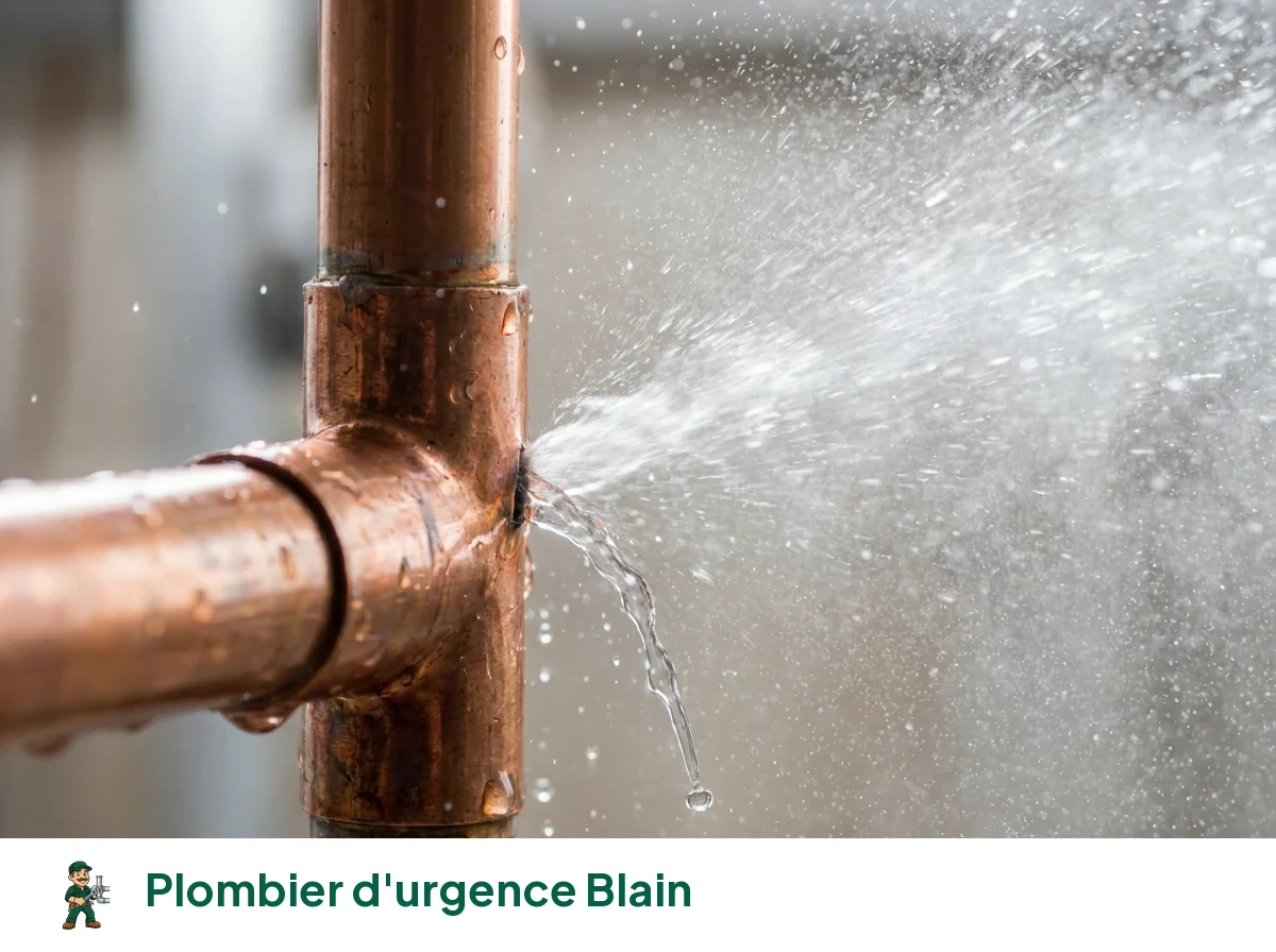 Plombier d'urgence à Blain
