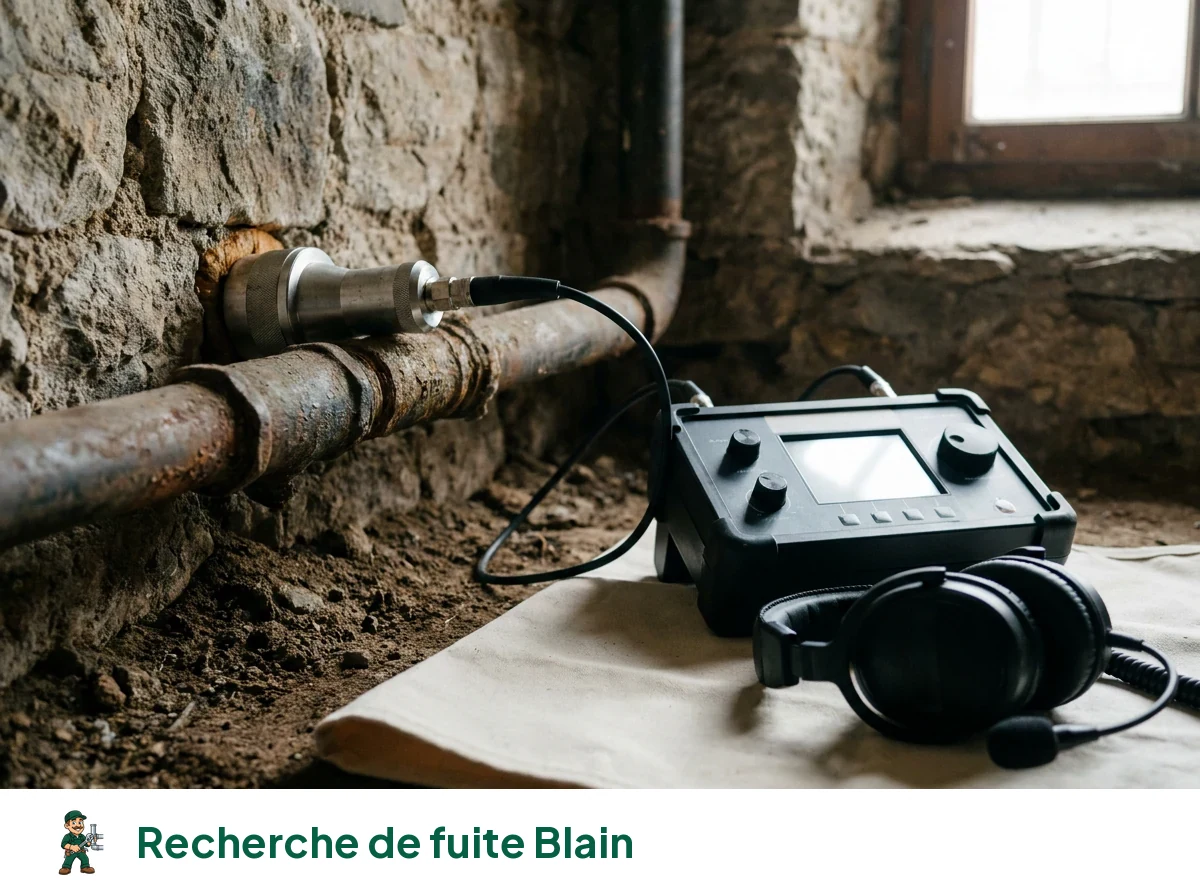 Recherche de fuite à Blain