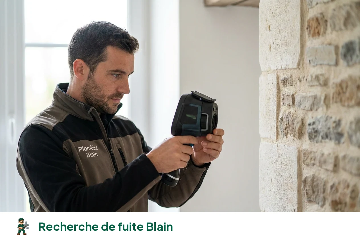 Recherche de fuite à Blain