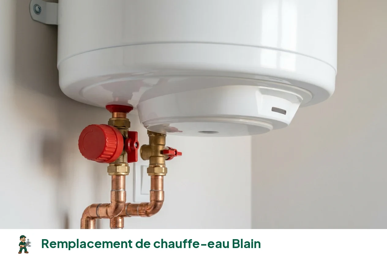 Remplacement de chauffe-eau à Blain