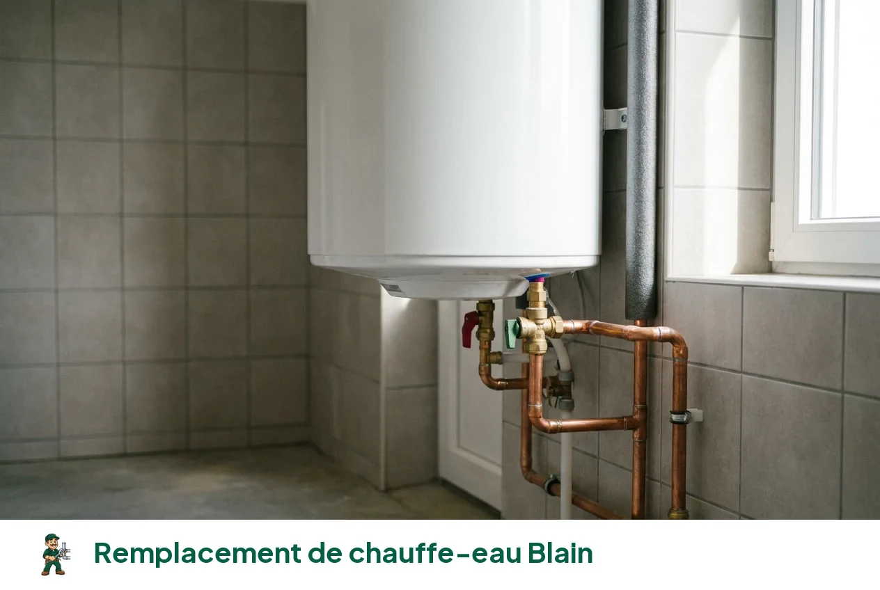Remplacement de chauffe-eau à Blain