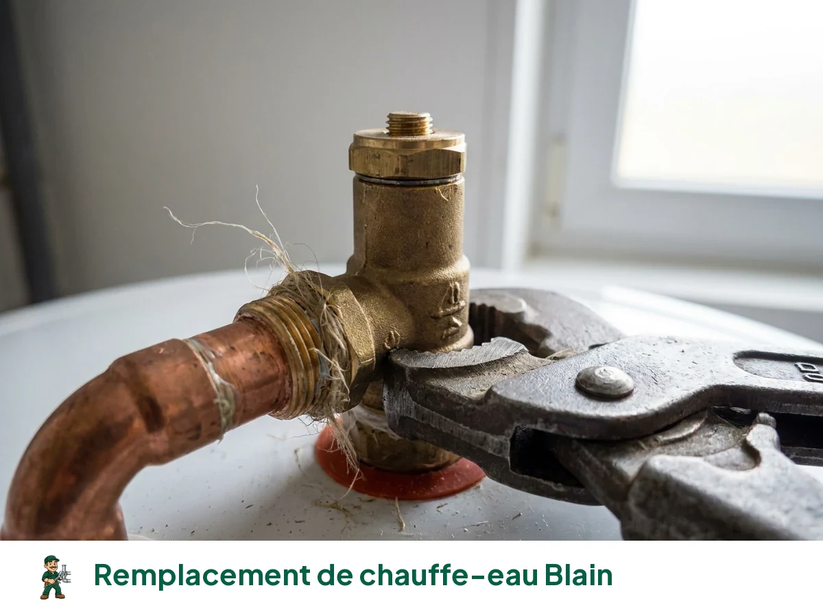 Remplacement de chauffe-eau à Blain