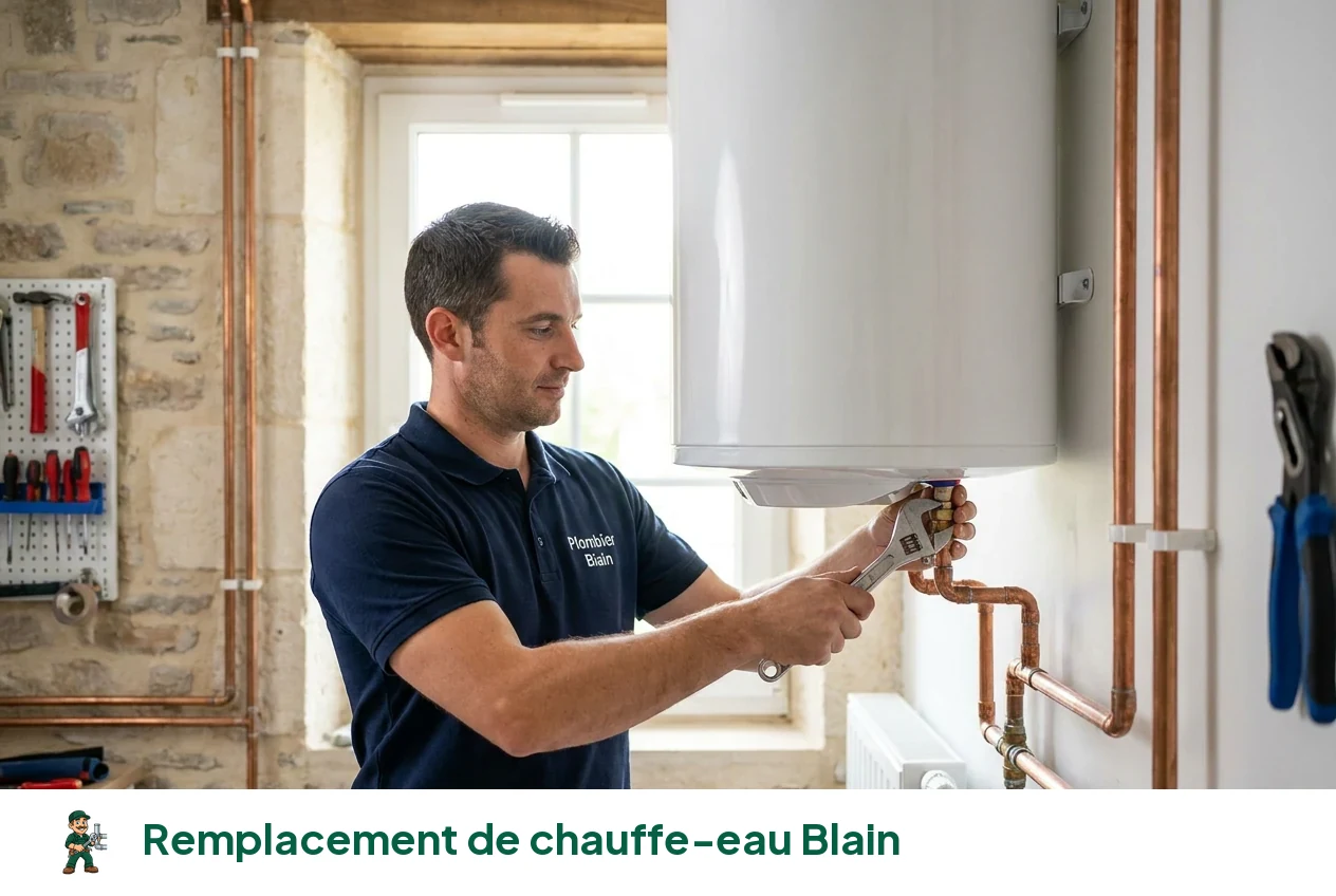 Remplacement de chauffe-eau à Blain