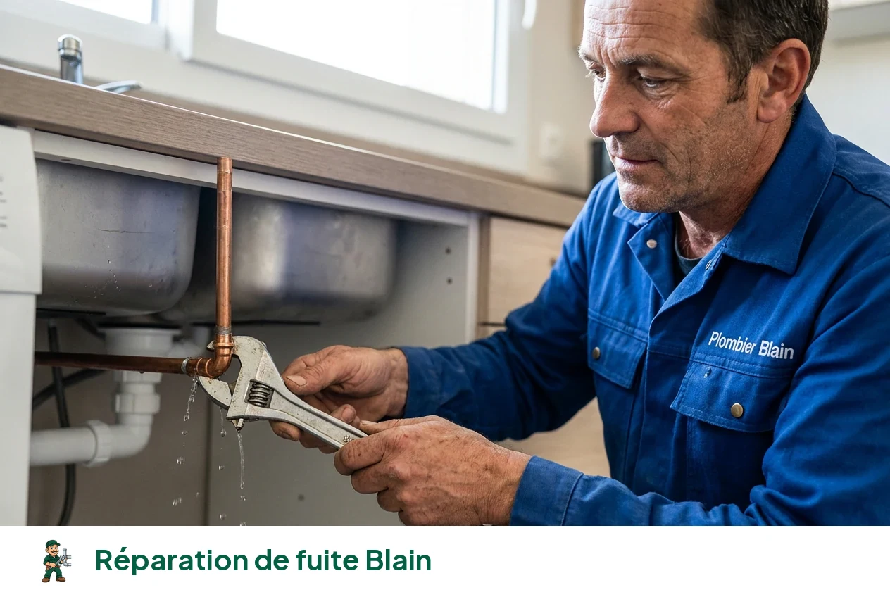 Réparation de fuite à Blain